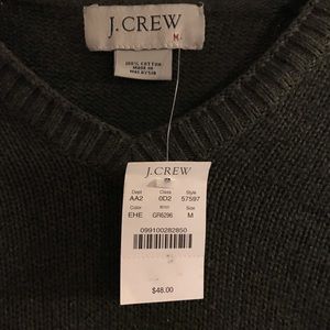 J crew MEDIUM green sweater